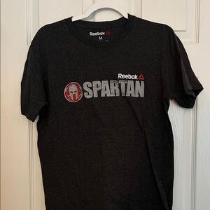Reebok Men's Dark Gray Spartan Tee